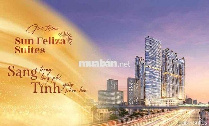 Bán căn 3 ngủ 95m2 Sun Feliza trung tâm Cầu giấy
