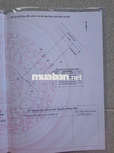 Sổ đỏ chính chủ, bán gấp đất vườn