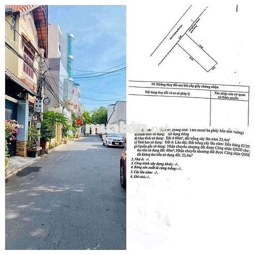 Bán đất hẻm 7m ĐỘI CẤN P.8 VŨNG TÀU GIÁ 7,9 TỶ TL