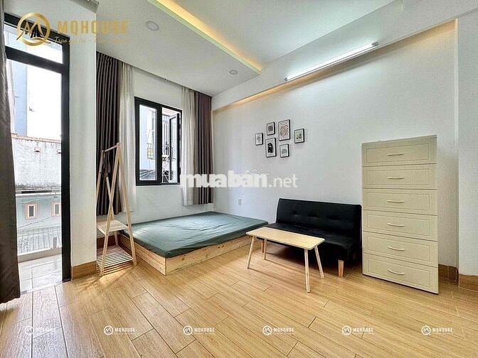 🔥CĂN HỘ STUDIO BAN CÔNG, MÁY GIẶT RIÊNG, FREE XE - NGAY NGÃ TƯ BỐN XÃ.