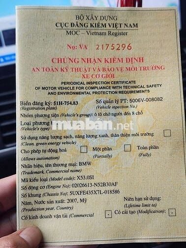 Bmw x5 máy 3.0 đk 2008