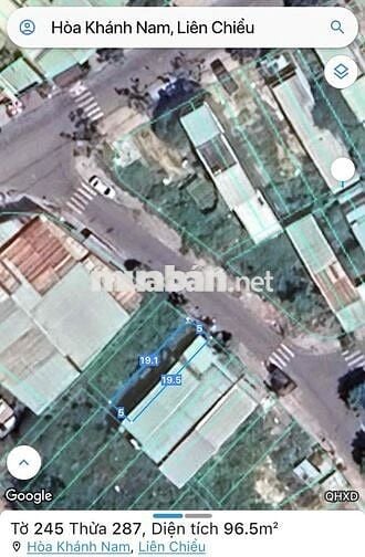 Đất sạch đẹp khu tái định cư Đà Sơn, Hoà Khánh Nam, Đà Nẵng, Vị trí đẹ