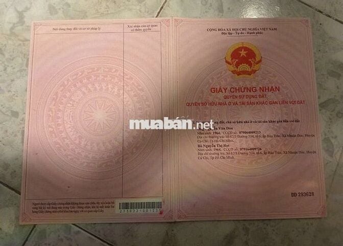 BÁN ĐẤT ngang 25 mét MẶT TIỀN ĐƯỜNG NHỰA 792 AN PHÚ, CỦ CHI, TPHCM