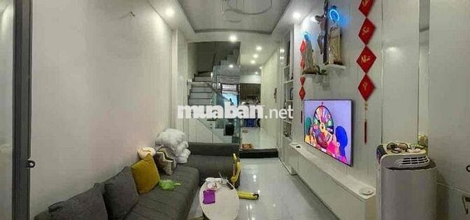 Nhà Mới Gần Chợ Phạm Thế Hiển, P4,Q8. 58m2, Nở hậu 6m, 4 Tầng.