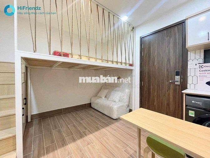 Căn Hộ Gác Full Nội Thất , Ngay Chợ Bà Chiểu