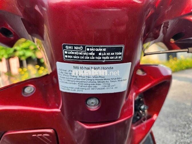 Honda Lead tháng 12/2015 chính chủ