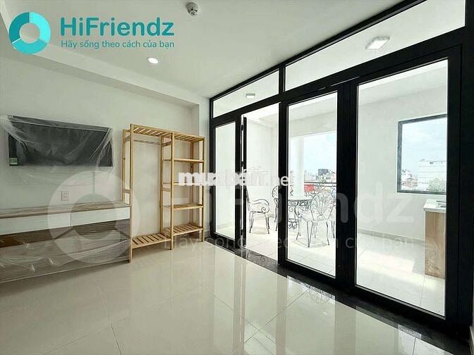 1 PHÒNG NGỦ BAN CÔNG TÁCH BẾP FULL NỘI THẤT_KHU BIỆT THỰ_VƯỜN LÀI Q.12