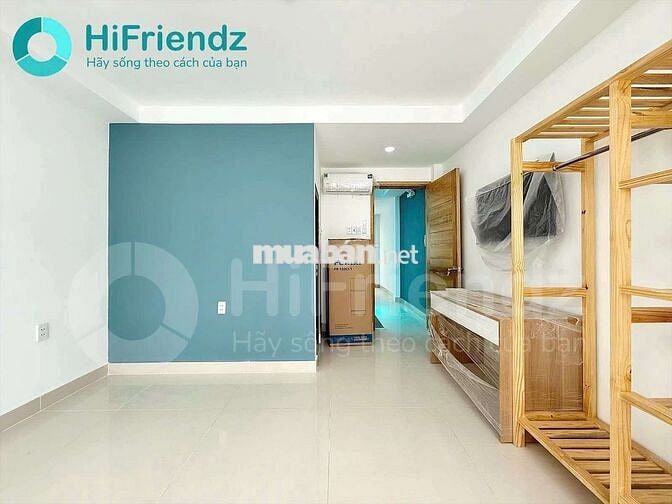 1 PHÒNG NGỦ BAN CÔNG TÁCH BẾP FULL NỘI THẤT_KHU BIỆT THỰ_VƯỜN LÀI Q.12