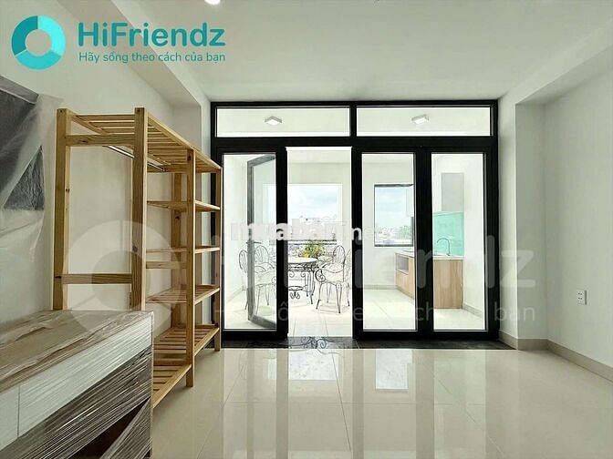 1 PHÒNG NGỦ BAN CÔNG TÁCH BẾP FULL NỘI THẤT_KHU BIỆT THỰ_VƯỜN LÀI Q.12