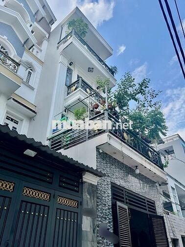 Đường Xe Hơi 8m Thông - Tiện Kinh Doanh - Nhà 4 Tầng