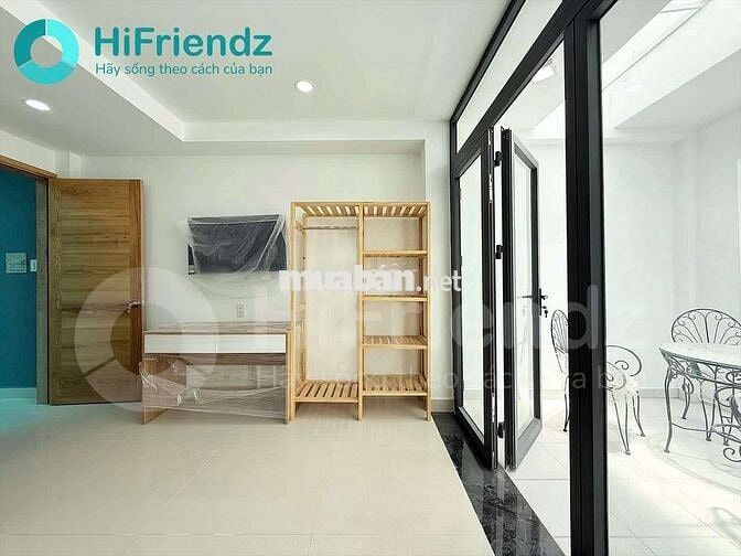 1 PHÒNG NGỦ BAN CÔNG TÁCH BẾP FULL NỘI THẤT_KHU BIỆT THỰ_VƯỜN LÀI Q.12