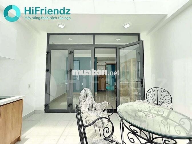 1 PHÒNG NGỦ BAN CÔNG TÁCH BẾP FULL NỘI THẤT_KHU BIỆT THỰ_VƯỜN LÀI Q.12