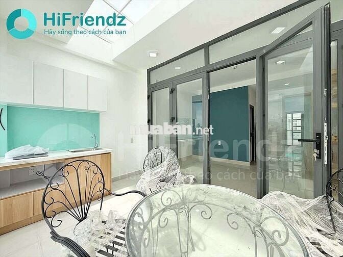 1 PHÒNG NGỦ BAN CÔNG TÁCH BẾP FULL NỘI THẤT_KHU BIỆT THỰ_VƯỜN LÀI Q.12