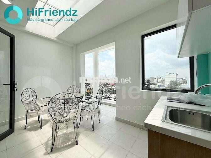 1 PHÒNG NGỦ BAN CÔNG TÁCH BẾP FULL NỘI THẤT_KHU BIỆT THỰ_VƯỜN LÀI Q.12