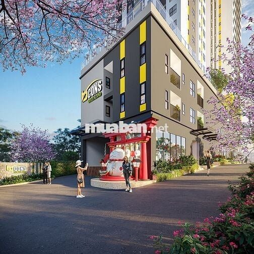 Bcons Asahi,2PN2WC,60m2, 2 mặt tiền đường QL 1K,đường ống nước Hóa An