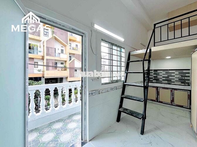 phòng Mới Xây GÁC 1m7 - NEW 100_BAN CÔNG_BÙNG BINH PHÚ LÂM_NVL