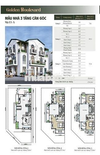 Shophouse 2 mặt 4 tầng Becamex TDC tại Đường Lê Lai, TPMới, Bình Dương
