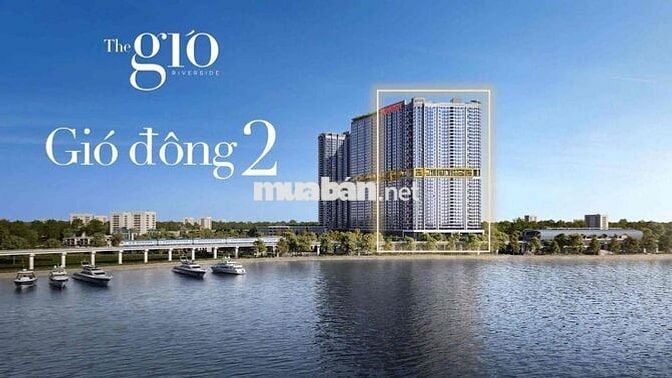 Căn hộ The Gió Riverside 65m2 2 PN The Gió Riverside giá tốt