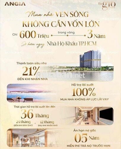 Căn hộ The Gió Riverside 65m2 2 PN The Gió Riverside giá tốt