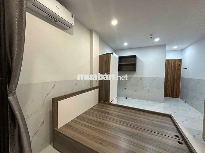 CHO THUÊ STUDIO BAN CÔNG 211 VƯỜN LÀI Q12 FULL NỘI THẤT NGAY VĂN LANG