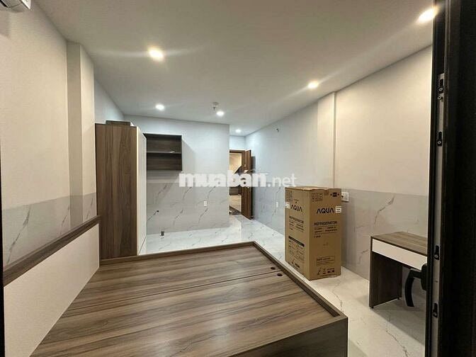 CHO THUÊ STUDIO BAN CÔNG 211 VƯỜN LÀI Q12 FULL NỘI THẤT NGAY VĂN LANG