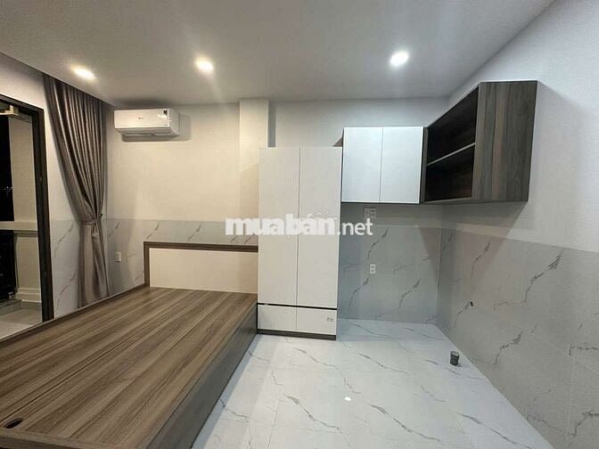 CHO THUÊ STUDIO BAN CÔNG 211 VƯỜN LÀI Q12 FULL NỘI THẤT NGAY VĂN LANG