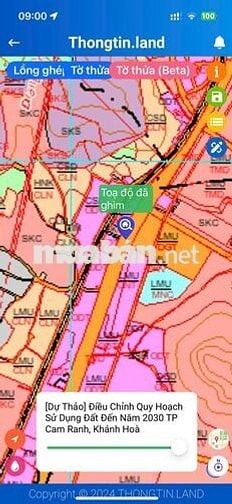 Đất nền Quốc lộ Cam Thịnh - Khánh Hoà - 13 tỉ