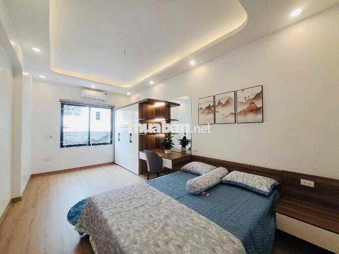 Nhà Nguyên Căn phố Lĩnh Nam 35m x 5 Tầng full nội thất mới đẹp 10tr