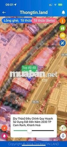 Đất nền Quốc lộ Cam Thịnh - Khánh Hoà - 13 tỉ