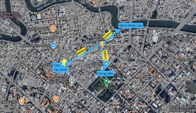 Bán nhà Q1 gần công viên Lê Văn Tám