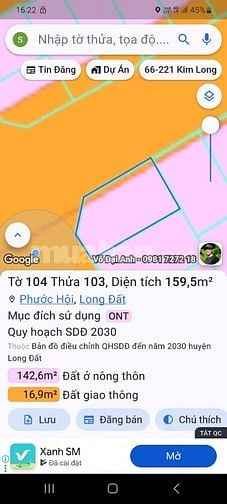 Bán siêu phẩm lô góc 2 mặt tiền đường nhựa lớn.