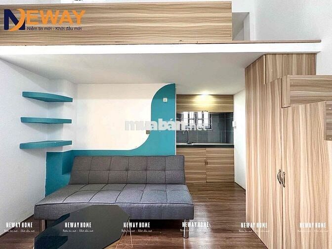 DUPLEX FULL NỘI THẤT - MỚI XÂY - CHO NUÔI PET - ngay ĐẠI HỌC VĂN HIẾN