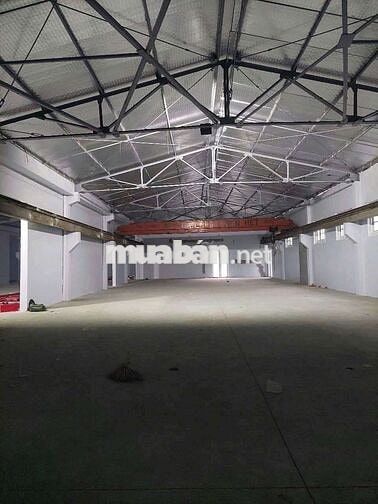 Cho thuê kho (200m) có sẳn cẩu trục,