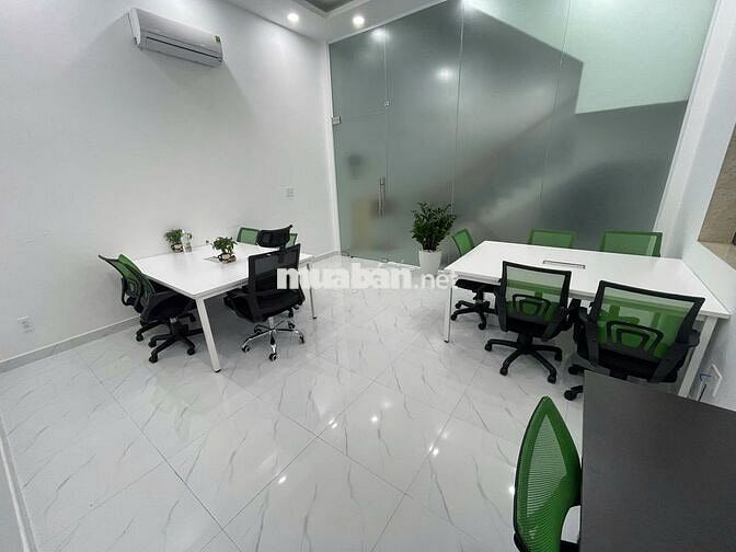 Cho thuê văn phòng cityland giá chỉ từ 5tr . Có máy lạnh và thang máy