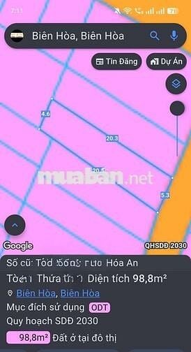 Lô đất 99m2 ODT sát dự án KĐT  Đông Bình Dương 126ha, chỉ 2 tỉ.