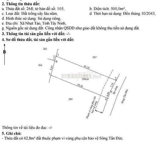 Hàng Vip, 500m2 đất vườn view sông cực đẹp chỉ 500tr
