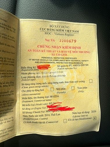 Bán xe Mazda BT50-2014 - MT - 20 vạn