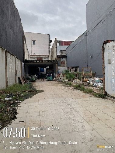 Bán Lô Đất 5m x 30m Hẻm 6m Nguyễn Văn Quá Giá 6 Tỷ 4 