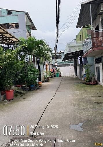 Bán Lô Đất 5m x 30m Hẻm 6m Nguyễn Văn Quá Giá 6 Tỷ 4 