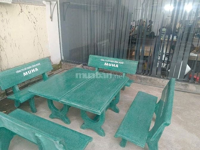 Bộ bàn ghế đá xanh lá HCM 0943 246 144