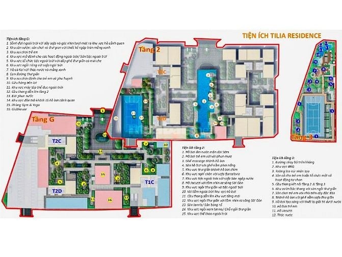 Căn hộ bán tại Empire City Thủ Thiêm Tilia Residences 2 phòng ngủ 98m2