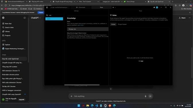 bafi dang chi mang tinh chat test api 