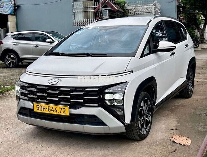 Hyundai Stargazer X cao cấp 2024 trắng, hỗ trợ góp