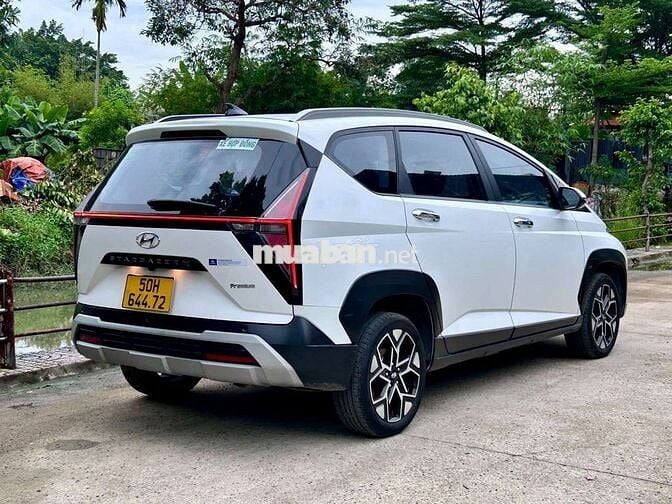Hyundai Stargazer X cao cấp 2024 trắng, hỗ trợ góp
