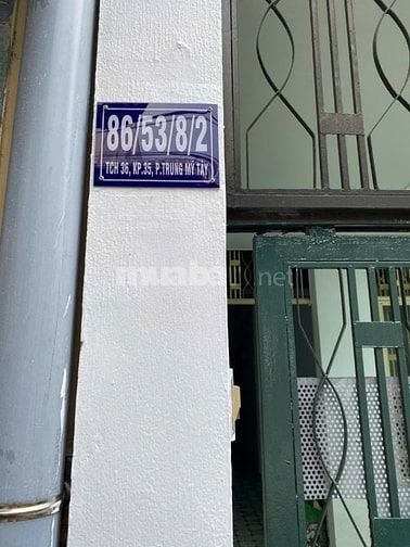 Nhà nguyên căn 86/53/8/2 đường TCH 36, Q.12(sau CVPM QuangTrung) 6tr