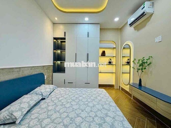 Nhà mới Hẻm xe hơi thông gần QTrung Gò Vấp- 46m2- 4 tầng- 6tỷ hơn TL