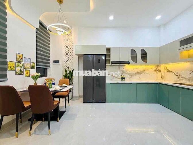 Nhà mới Hẻm xe hơi thông gần QTrung Gò Vấp- 46m2- 4 tầng- 6tỷ hơn TL