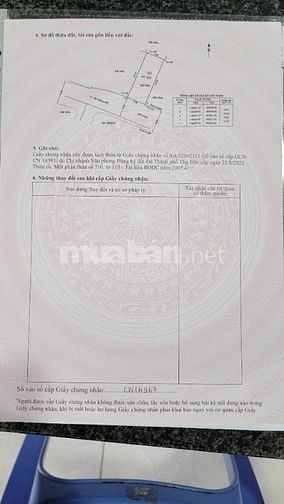 4,6ty SHR 56m² (4,5×14) Hẻm ôtô KĐT VẠN PHÚC Phường Hiệp Bình Phước TĐ