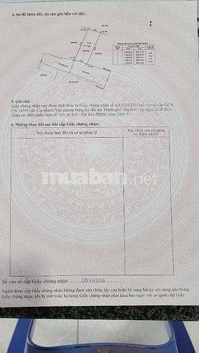 4,6ty SHR 56m² (4,5×14) Hẻm ôtô KĐT VẠN PHÚC Phường Hiệp Bình Phước TĐ