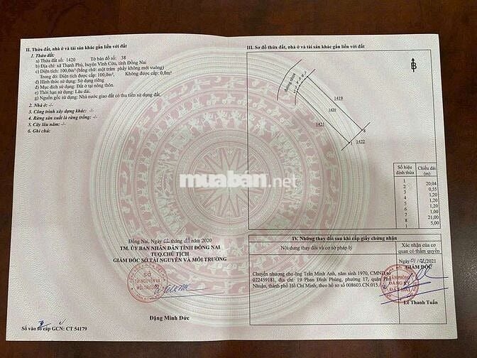 Cần bán gấp giá đầu tư KDC LAVENDER TÂN TRIỀU ĐỒNG NAI